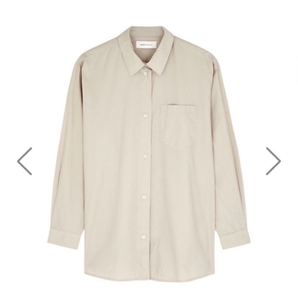 NWT Skall Studio Edgar cotton button up shirt- size 40
